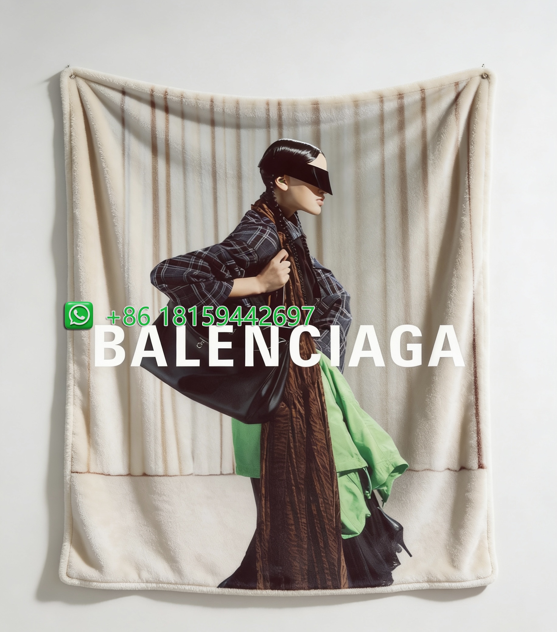 Balenciaga Throw Blankets